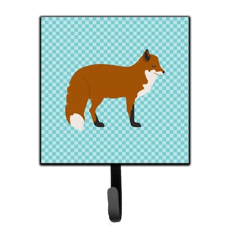 Carolines Treasures Red Fox Blue Check Leash or Key Holder BB8050SH4